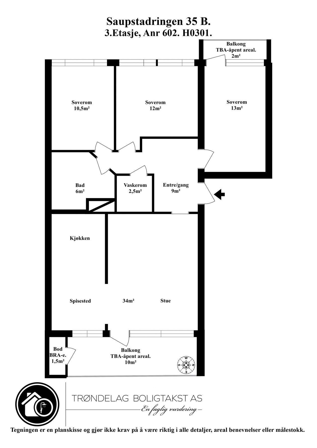 Planskisse. Galleribilde