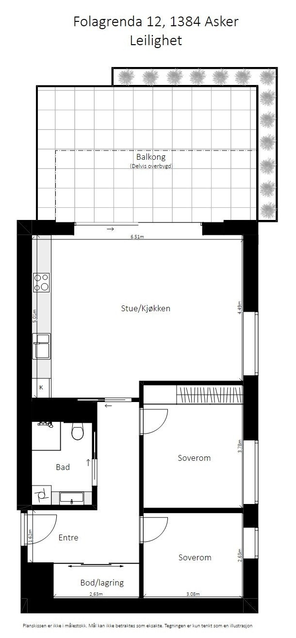 Plantegning. Galleribilde