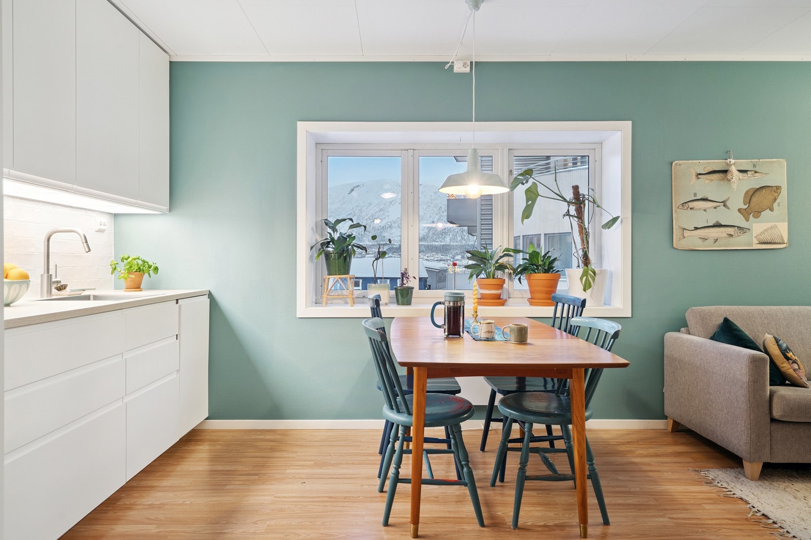 Kjøkken og stue Galleribilde