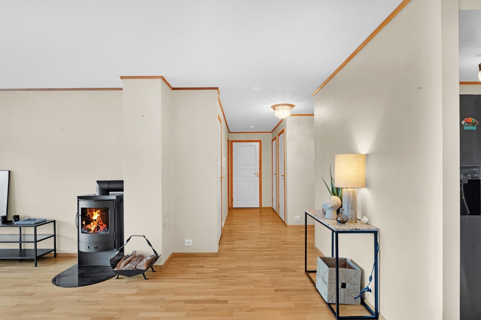 Stue - vedovn til kalde vinterkvelder Galleribilde