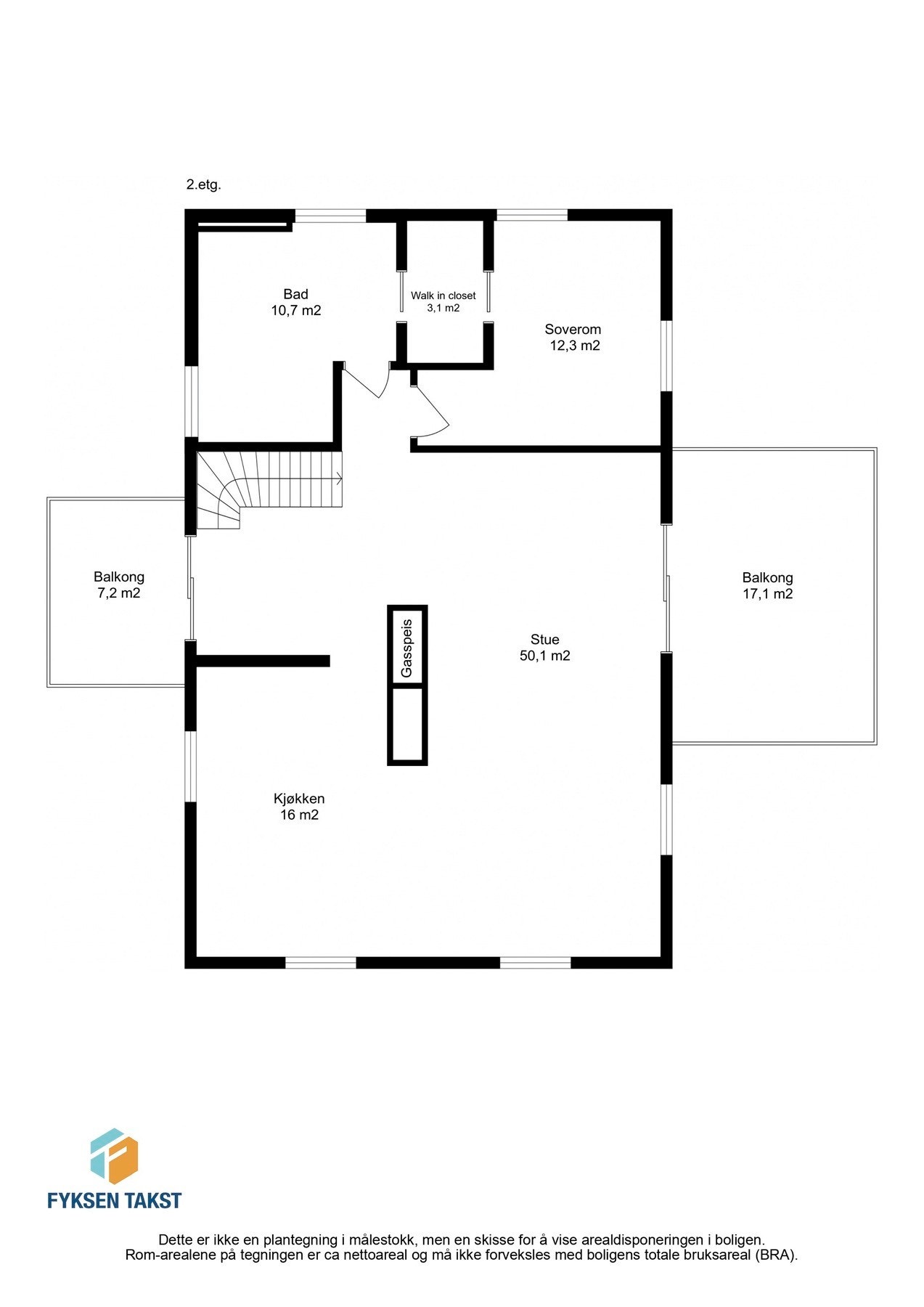 Planskisse. Galleribilde