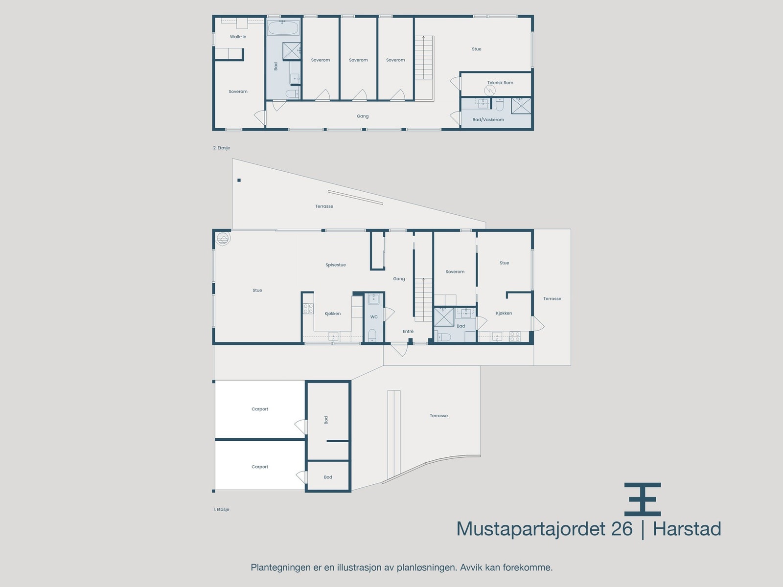 Plantegninger samlet Galleribilde