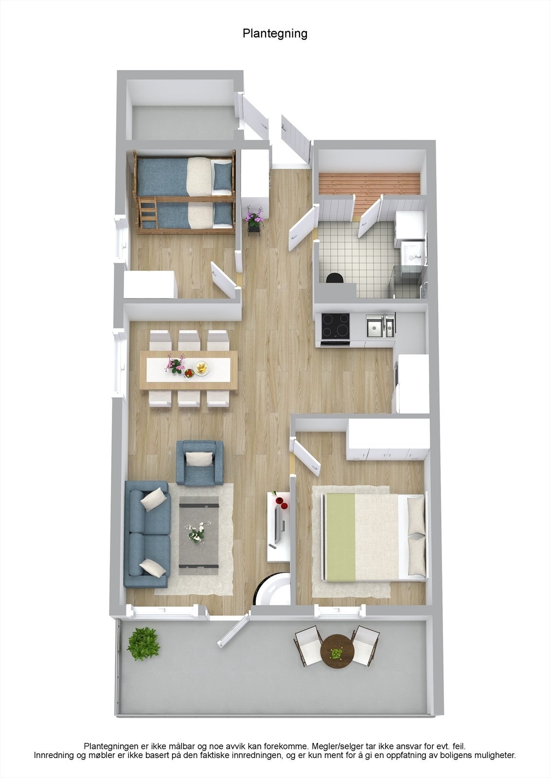 Planskisse 3D. Galleribilde