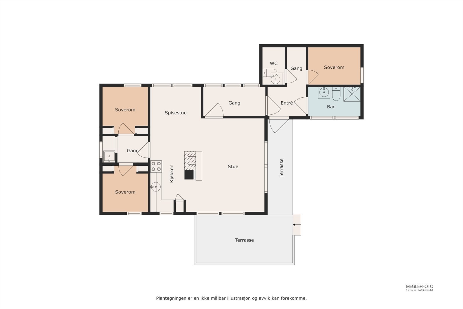 Planskisse over Rømåsen 868. Galleribilde