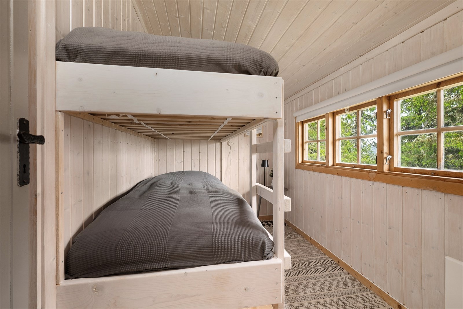 Soverom 2 er innredet med køyesenger. Galleribilde