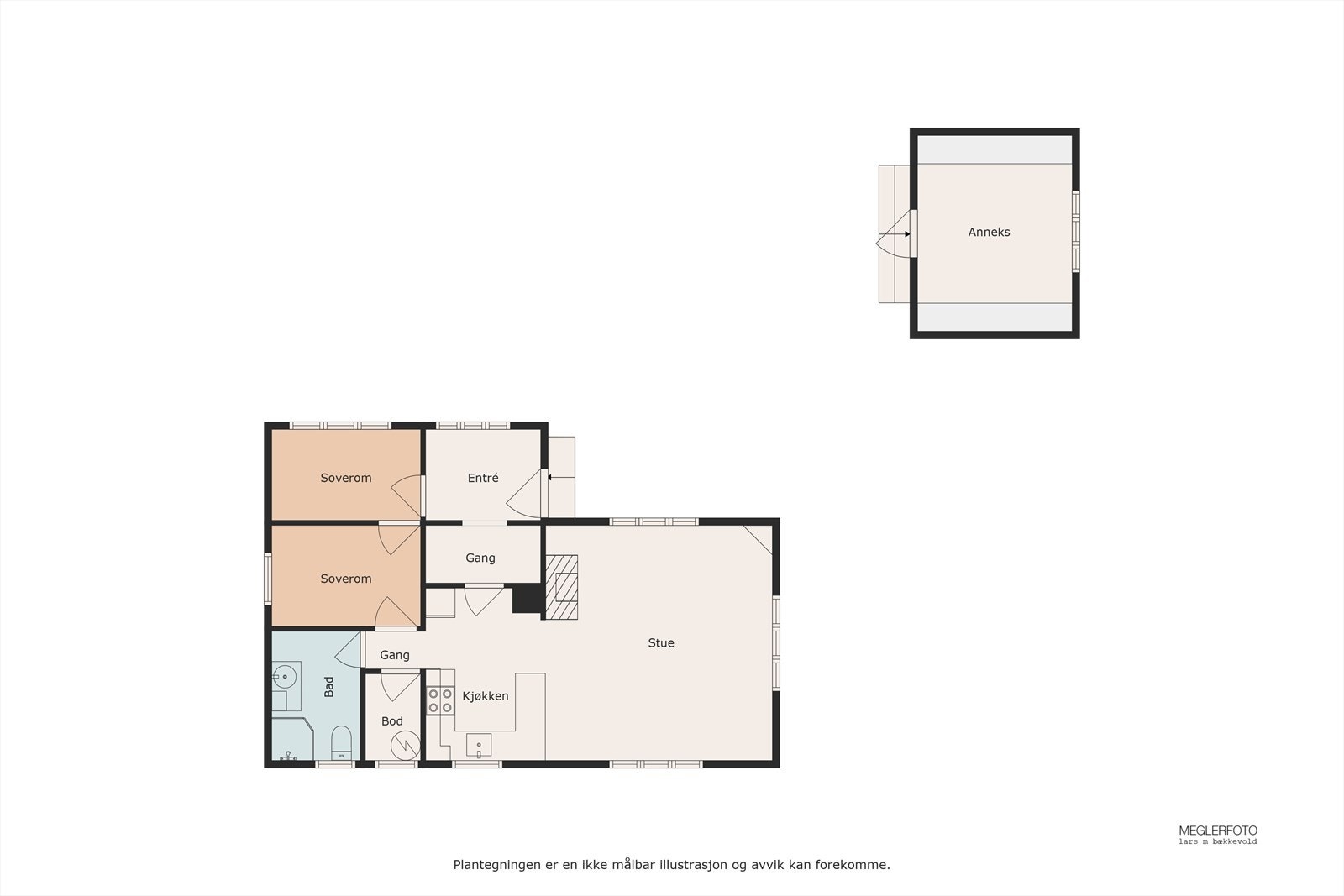 Planskisse over Sjusjøen-Brøttum 1044. Galleribilde