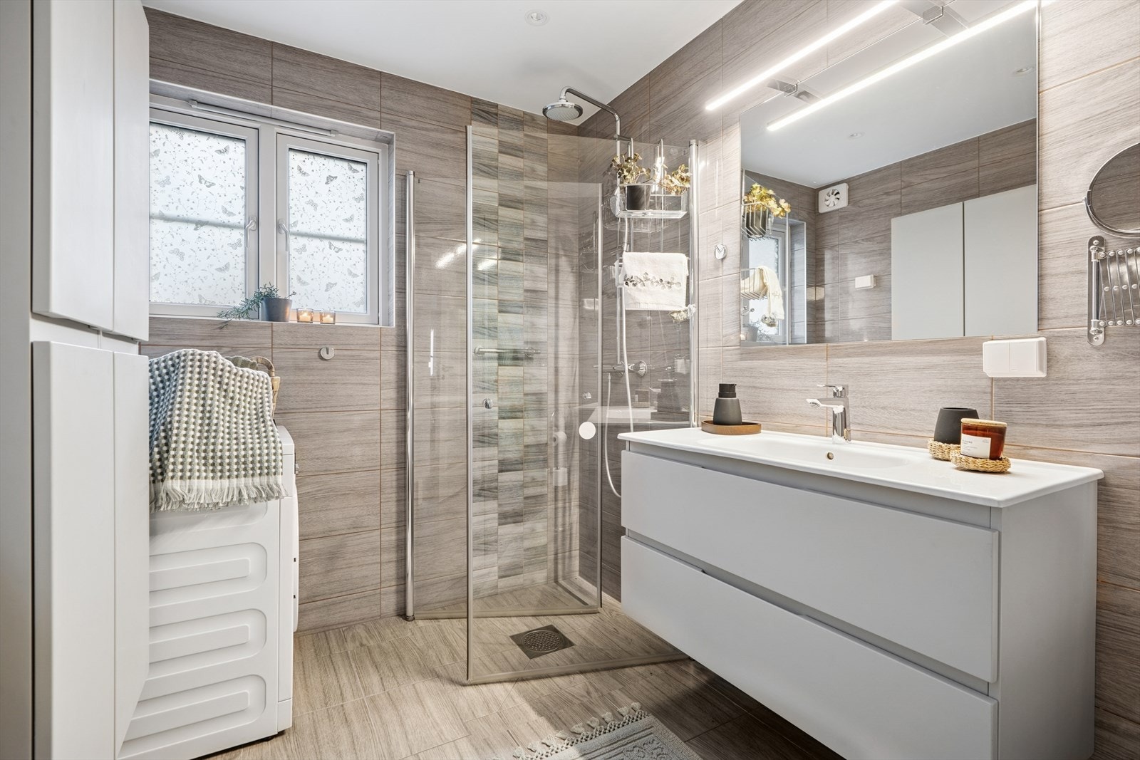 Baderommet ble renovert i 2019 Galleribilde