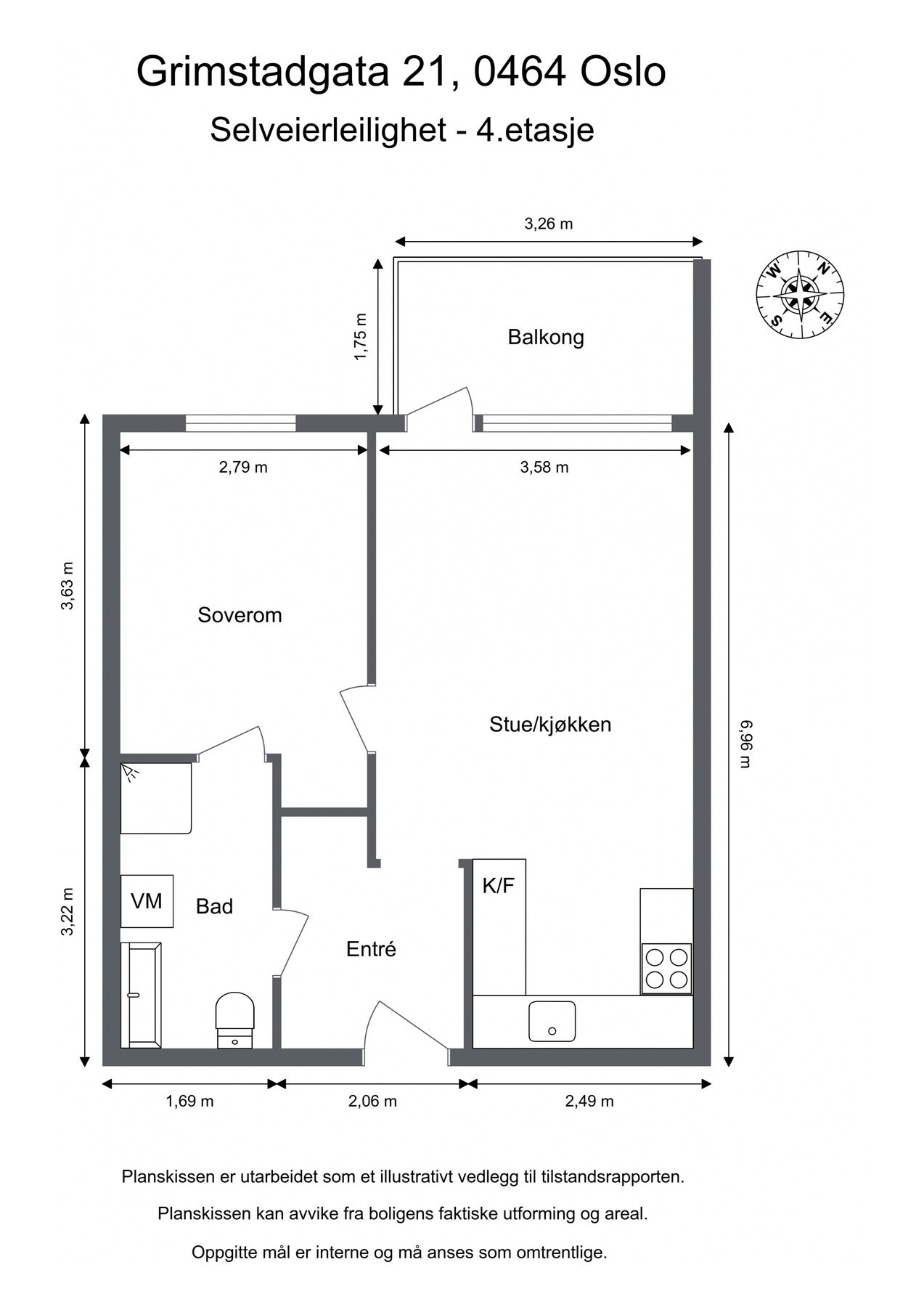 Vi tar en nærmere titt på plantegningen, slik at du har god oversikt før du blar videre. Galleribilde