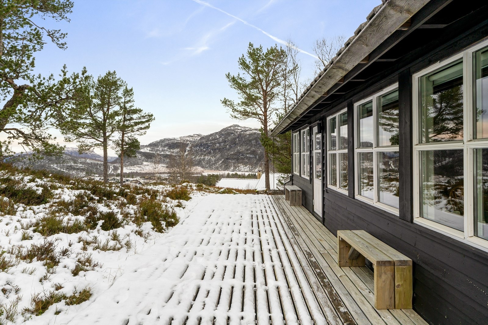 Nydelige, avskjermede uteplasser Galleribilde