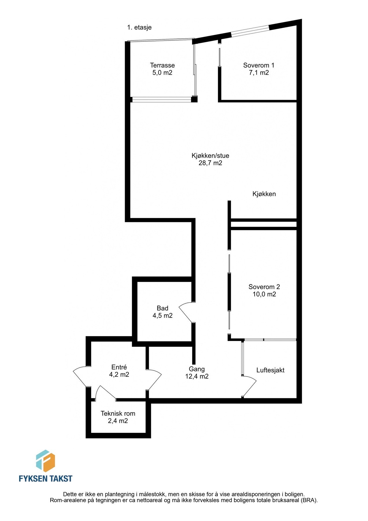 Planskisse. Galleribilde