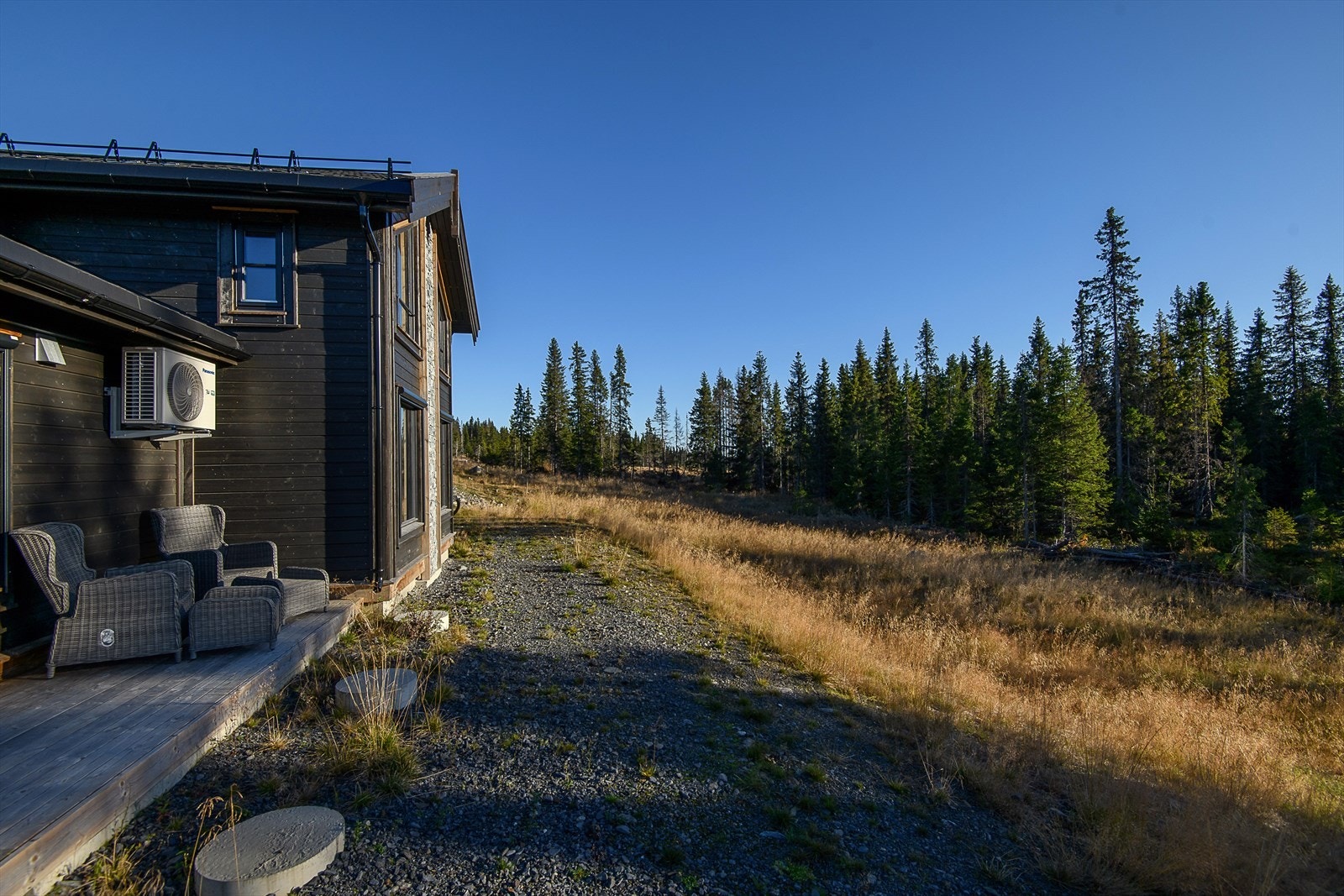 Hytta er en modell fra Boligpartner. Moderne og funksjonell. Galleribilde