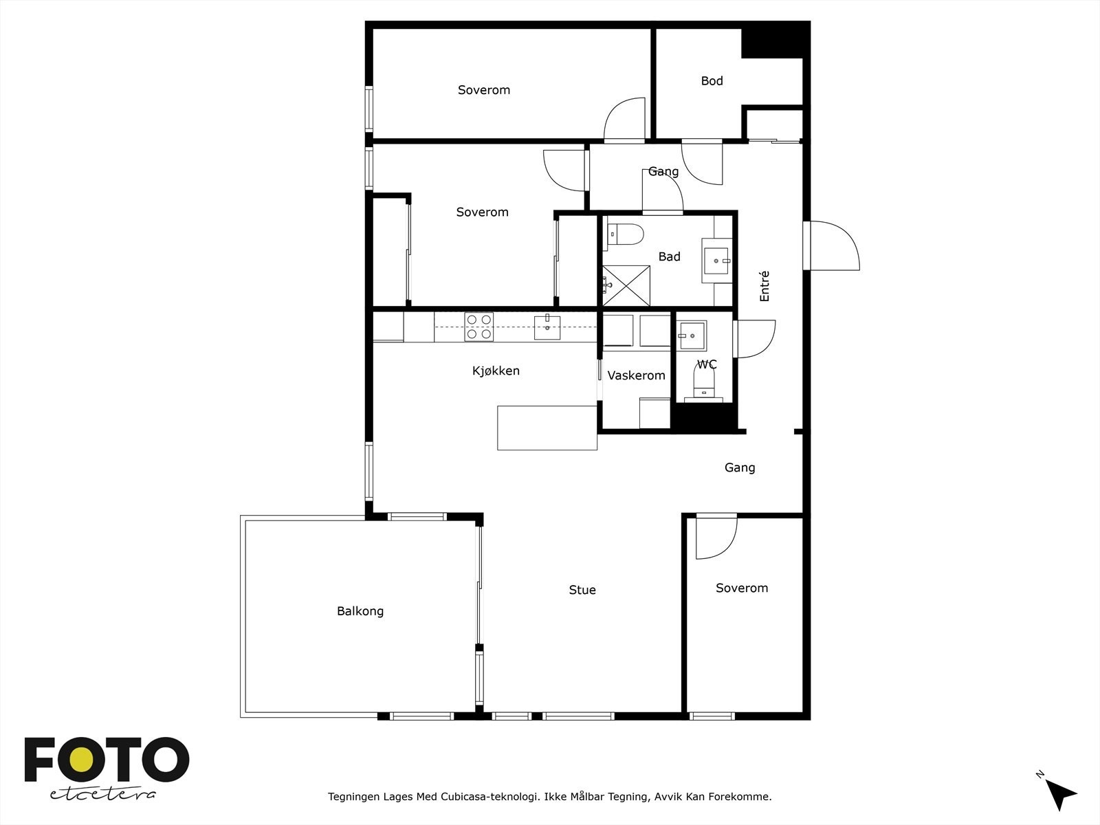 Plantegning Galleribilde