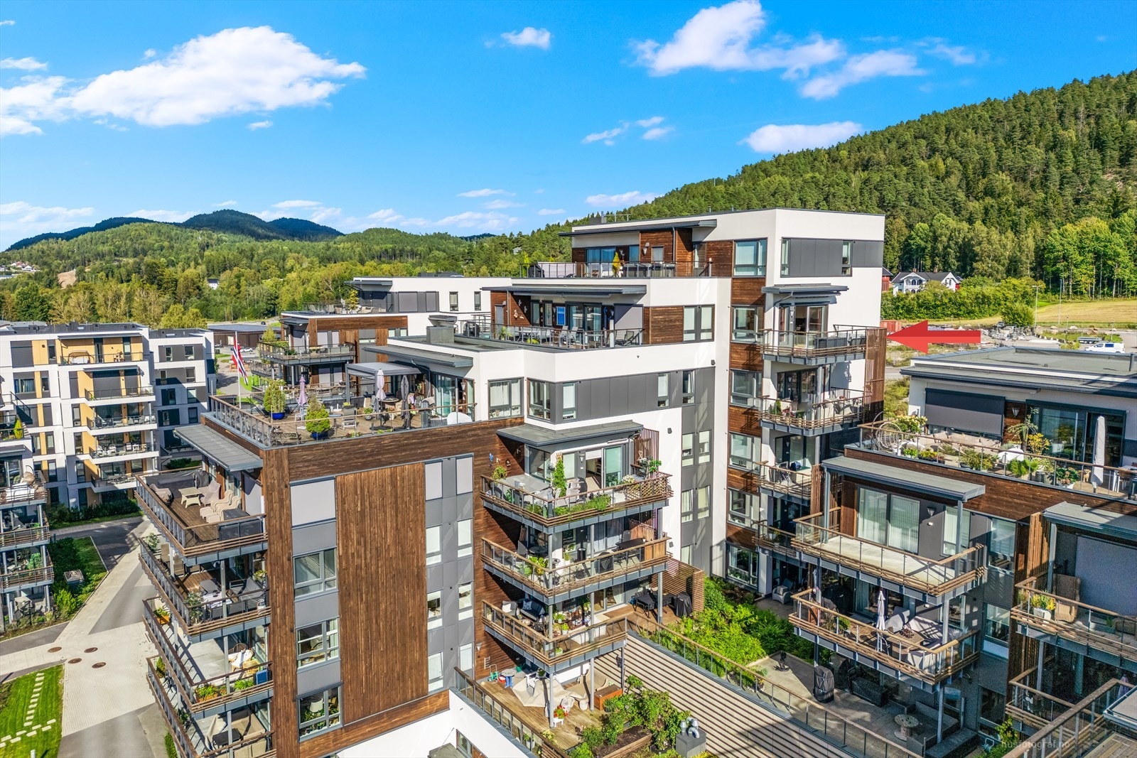 Leiligheten har en flott beliggenhet i 7. etasje. Galleribilde