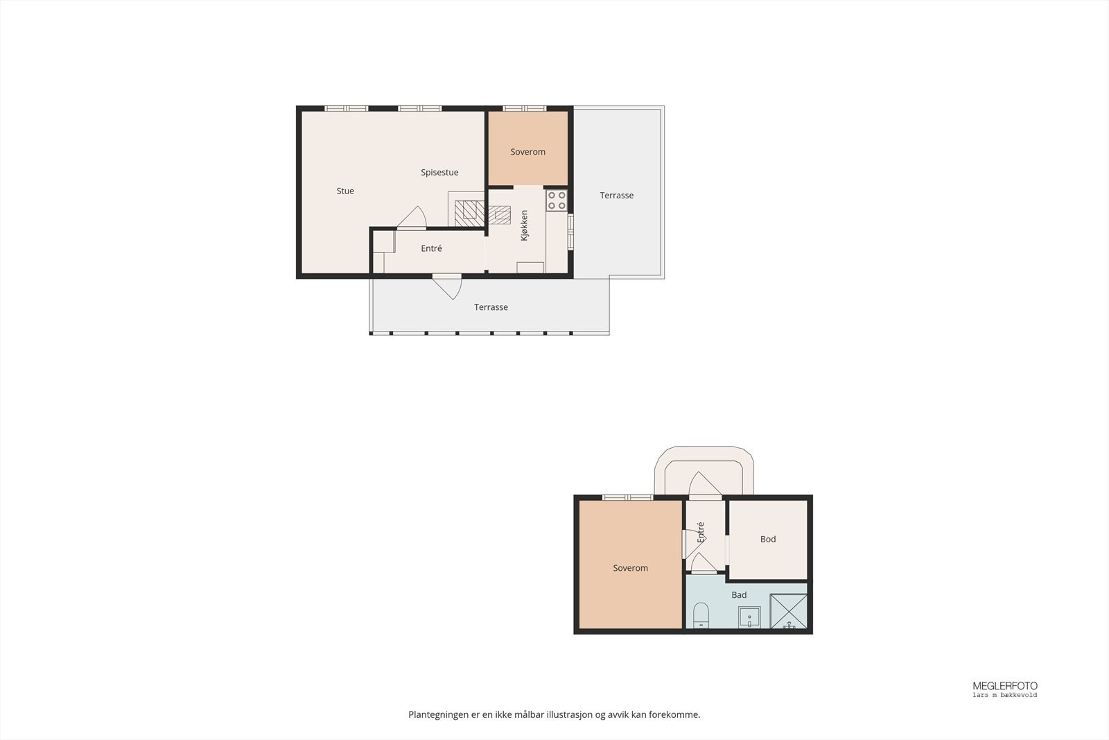 Planskisse over Sjusjøen-Brøttum 1434. Galleribilde