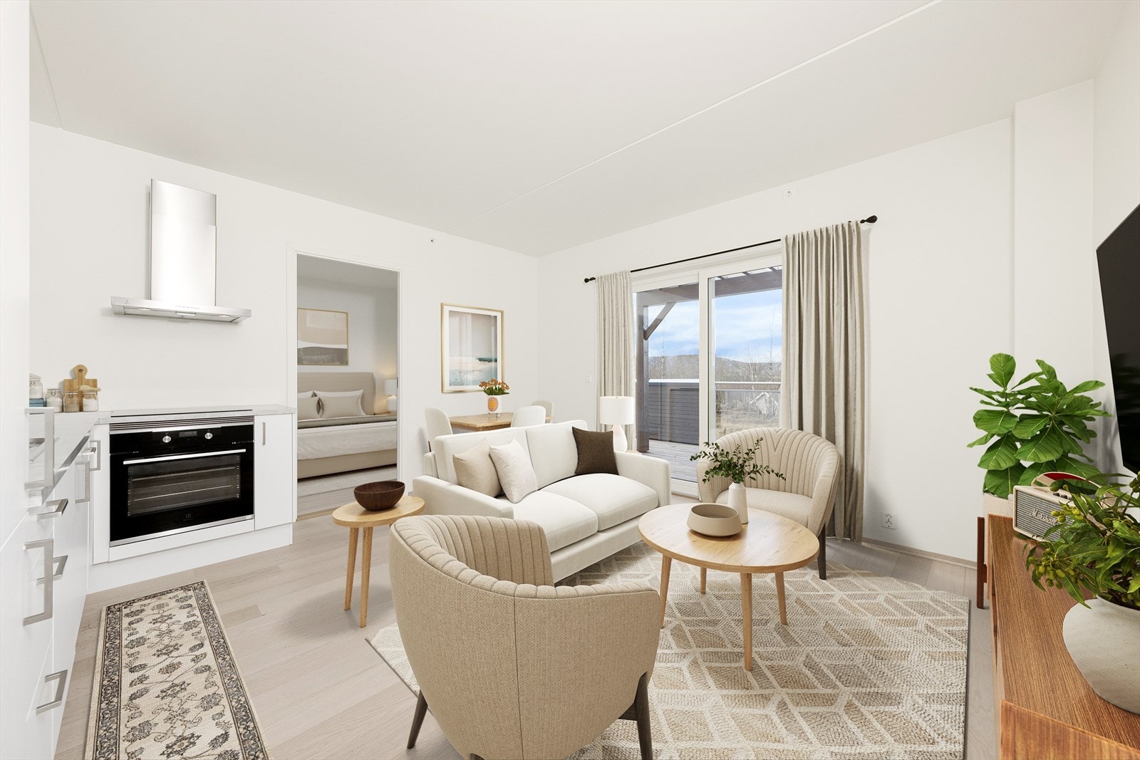 Velkommen til Melumenga Terrasse, Blokk C! En nydelig arealeffektiv leilighet med flott utsikt, og gode solforhold. Bilder i annonsen er tatt av Viken Fototjenester. Galleribilde