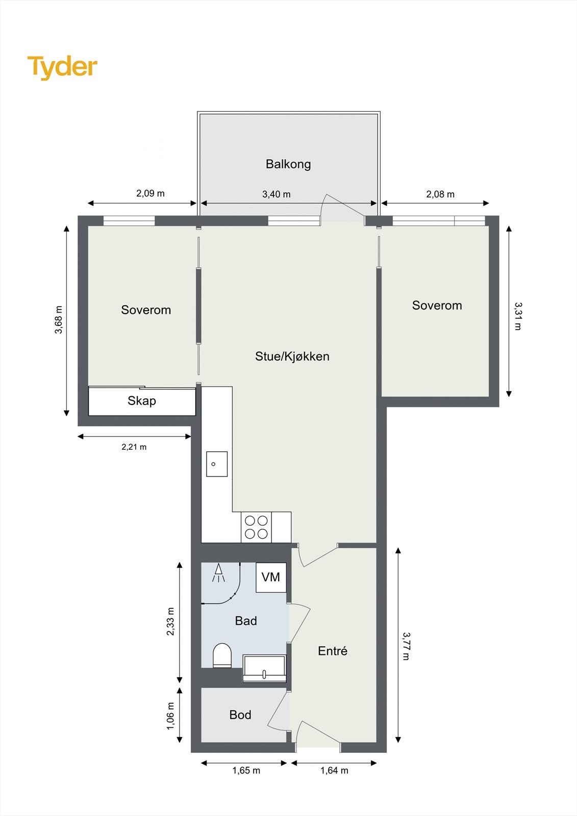 Plantegning. Galleribilde