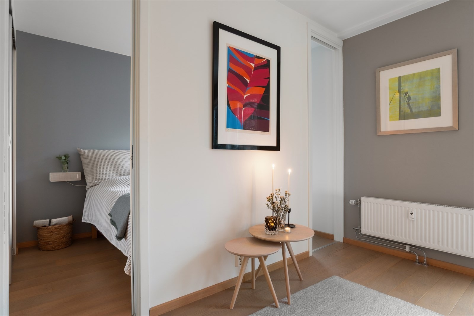 Hovedsoverom med dobbel inngang med adgang fra stuen. Galleribilde