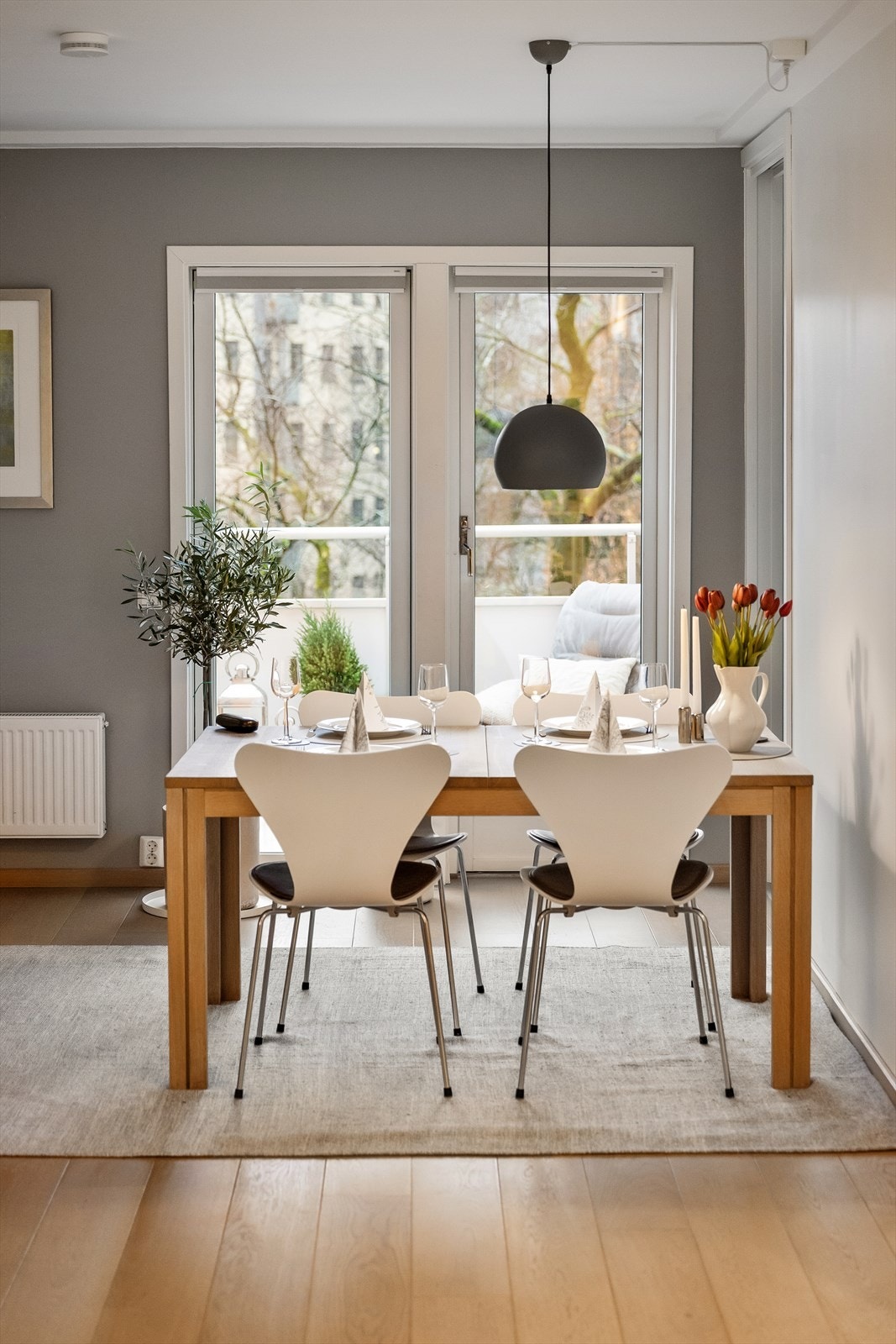 Leiligheten er utstyrt med balansert ventilasjon for et sunt og godt inneklima. Galleribilde