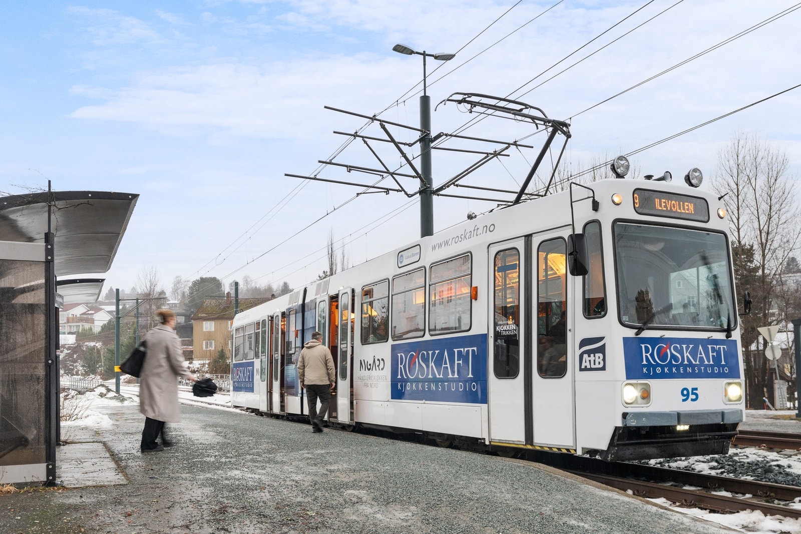 Trikken når man til fots på knappe to minutter. Galleribilde