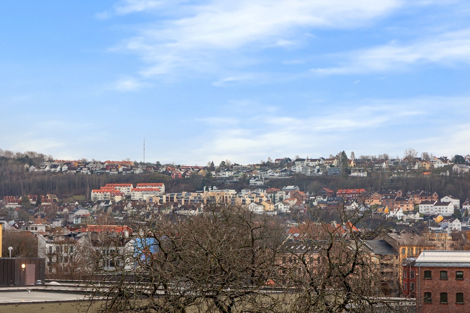 Utsikt ut fra terrassen Galleribilde
