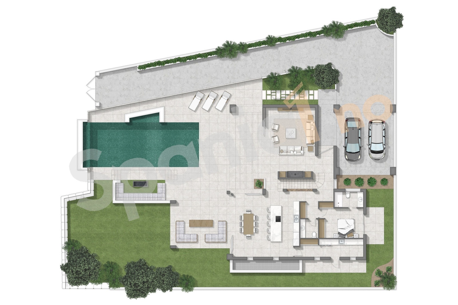 Plantegning hovedplan Galleribilde