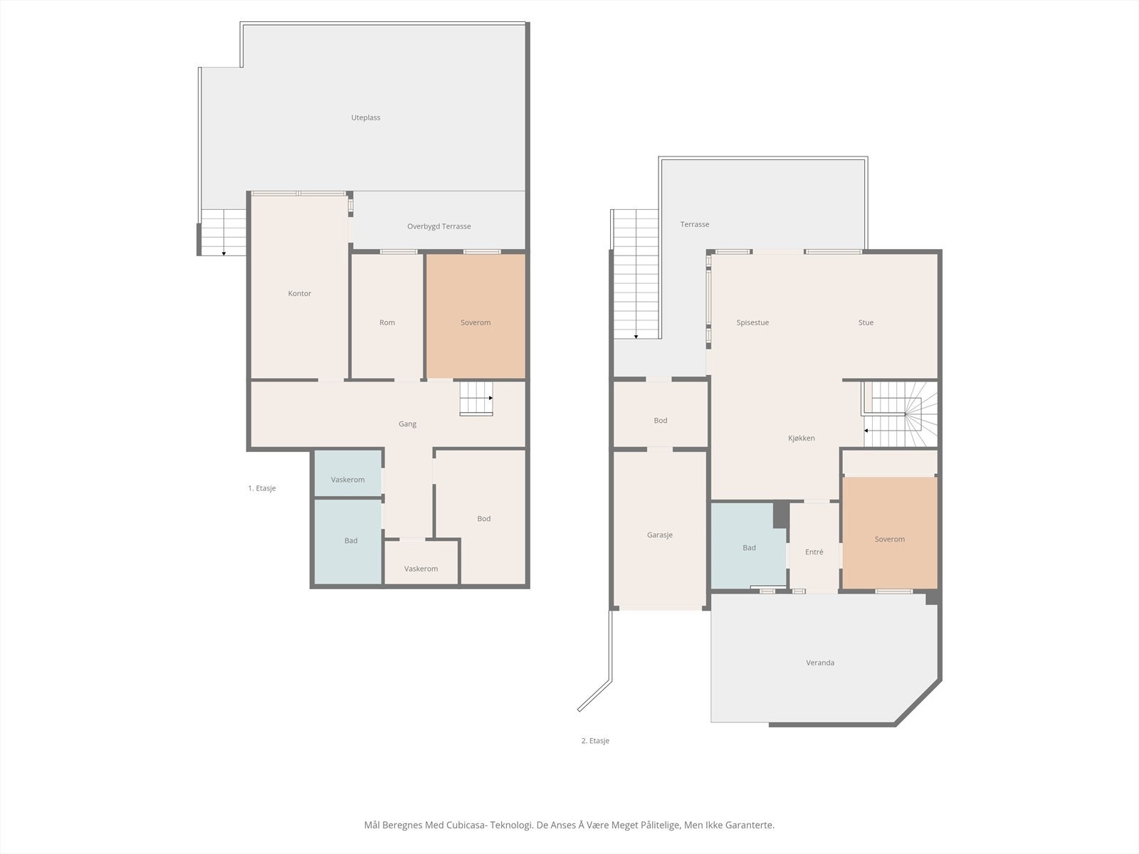 Plantegning over hele boligen. Galleribilde