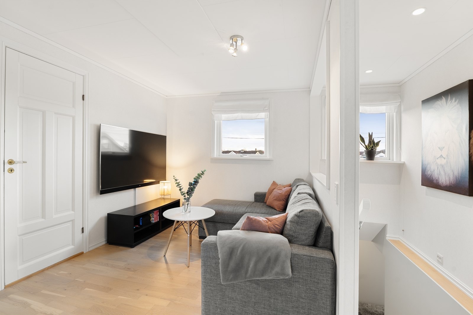 Koselig og innbydende TV-krok - perfekt for avslapning. Galleribilde