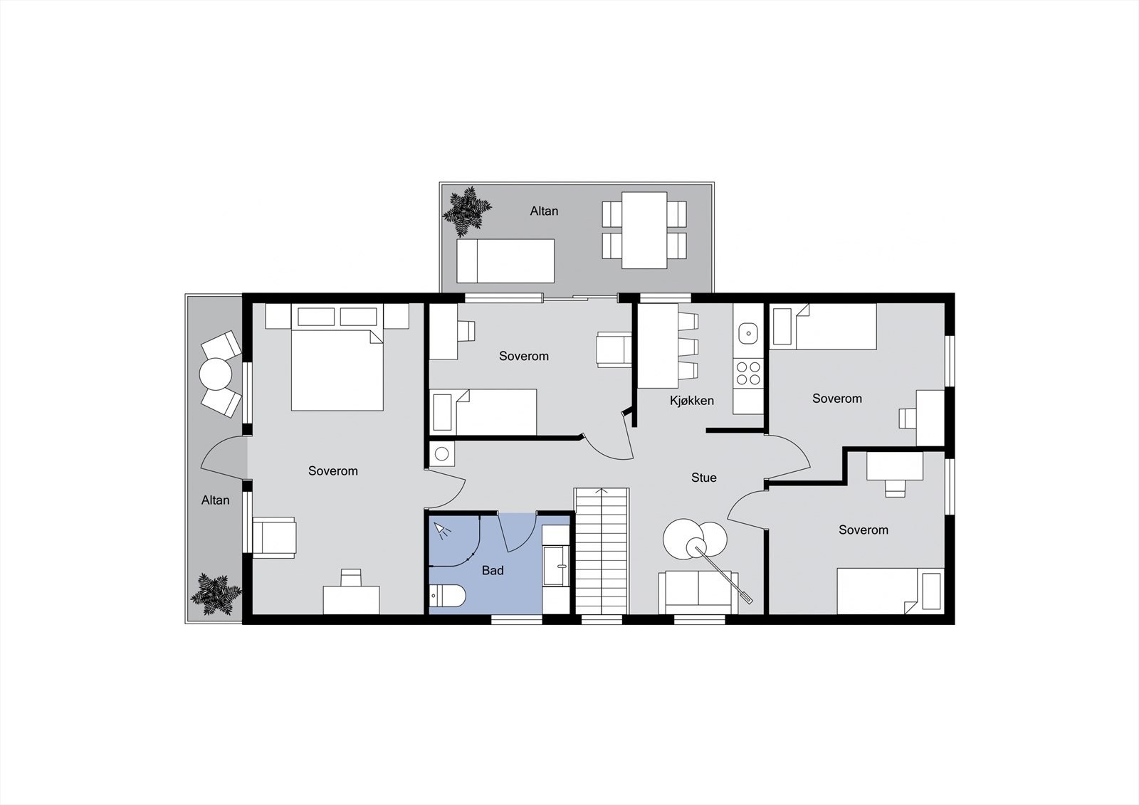 Loftetasjen. Galleribilde