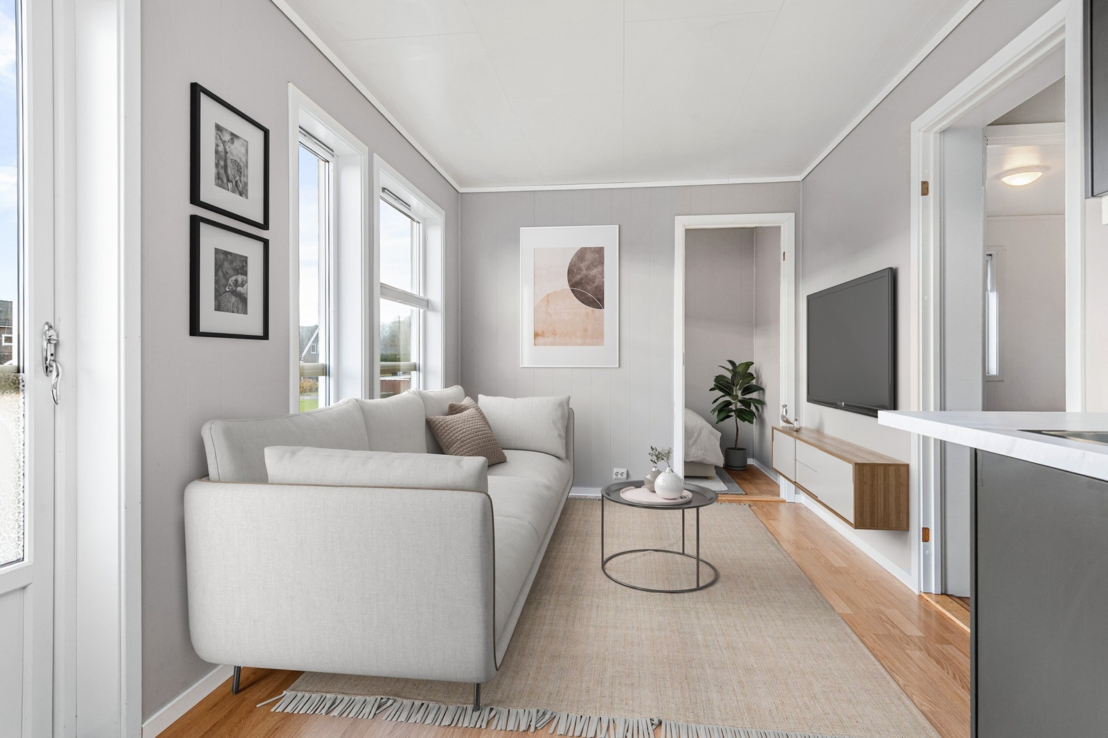 Stue - bildet er digitalt stylet Galleribilde