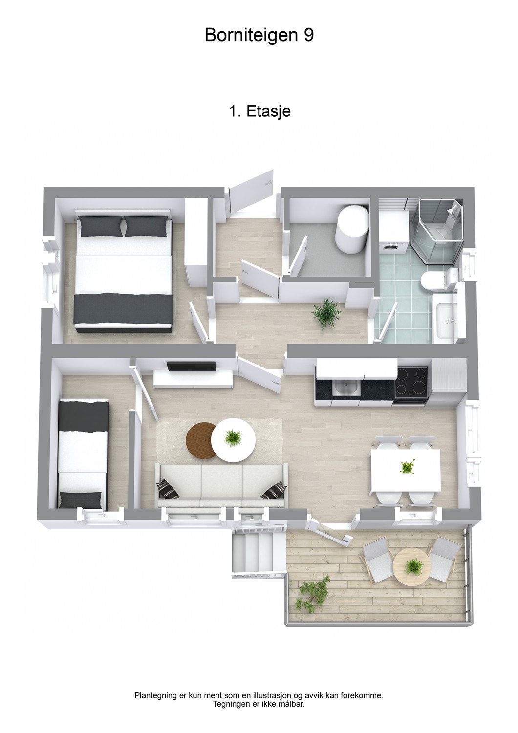 Plantegning Galleribilde