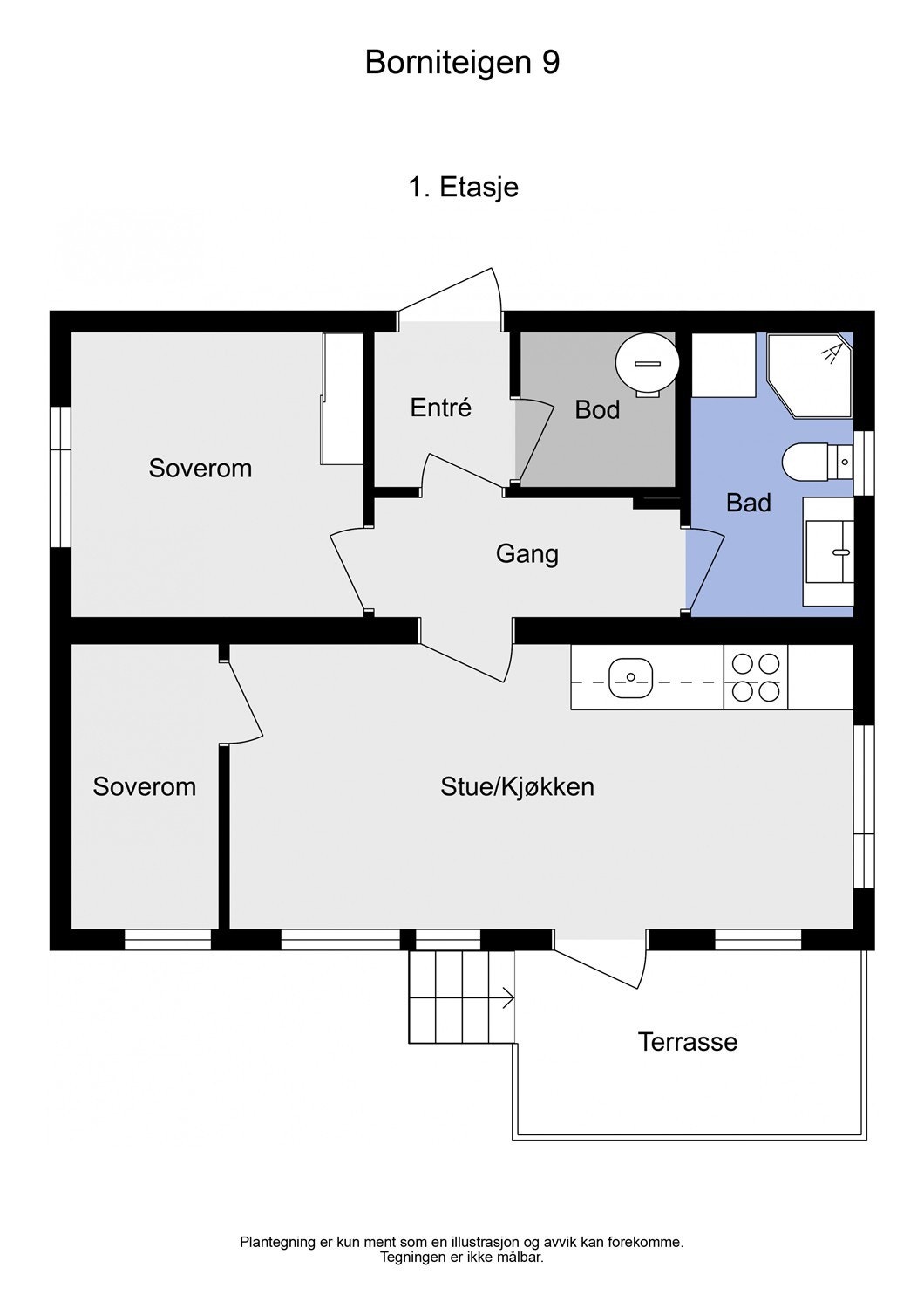 Plantegning Galleribilde