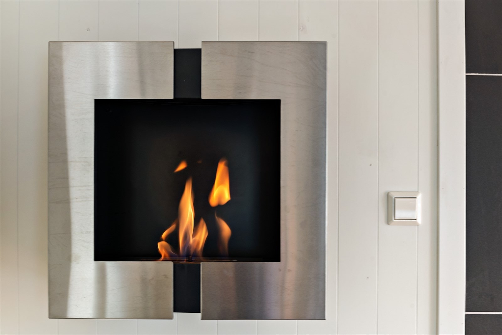 Her er det montert en biopeis for ekstra komfort i den kalde årstiden. Galleribilde