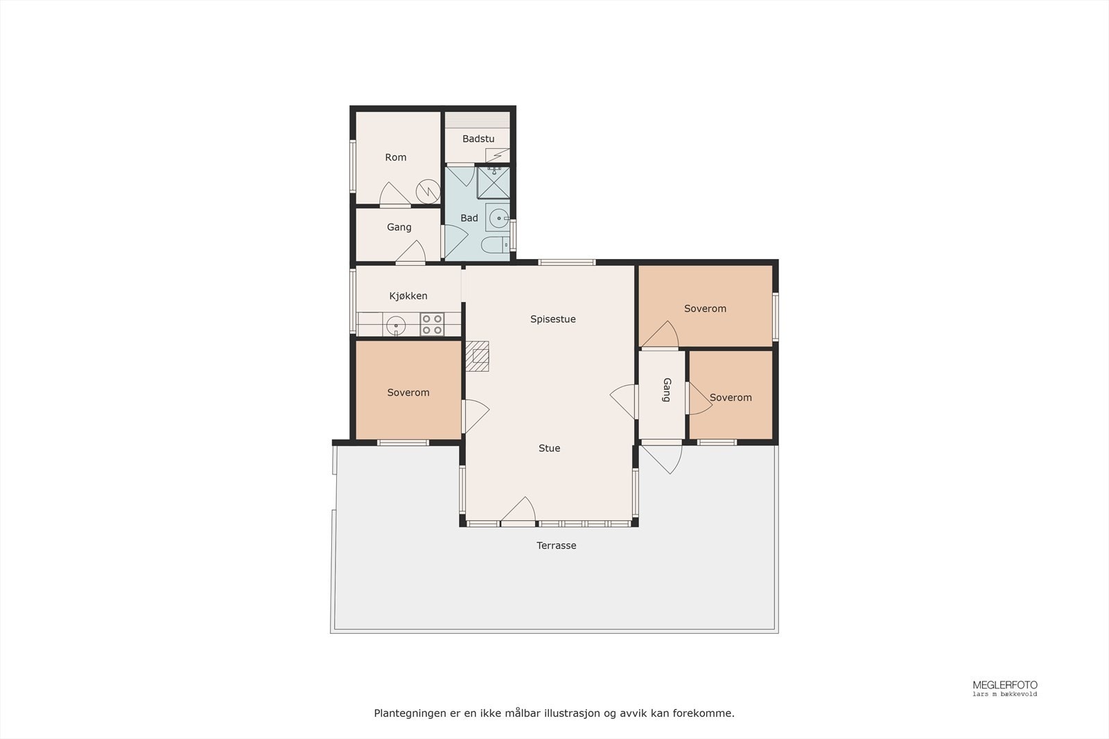 Planløsning Sjusjøen-Pihl 727 Galleribilde