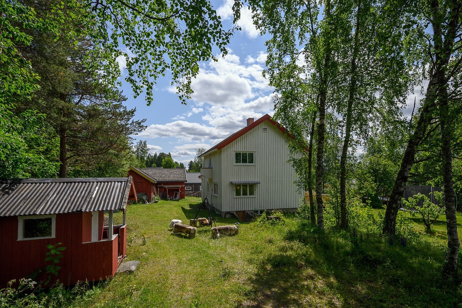 Fin boltreplass for barn på tomta. Galleribilde