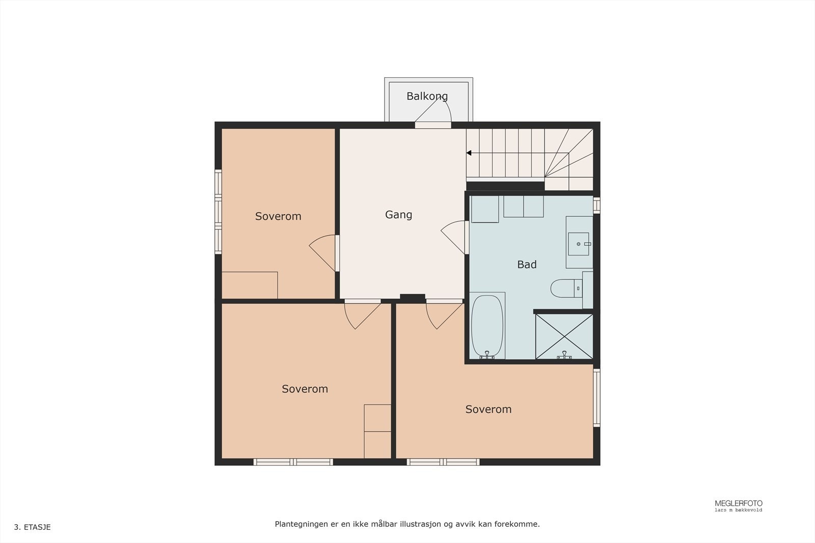 Planskisse 2. etasje. Galleribilde