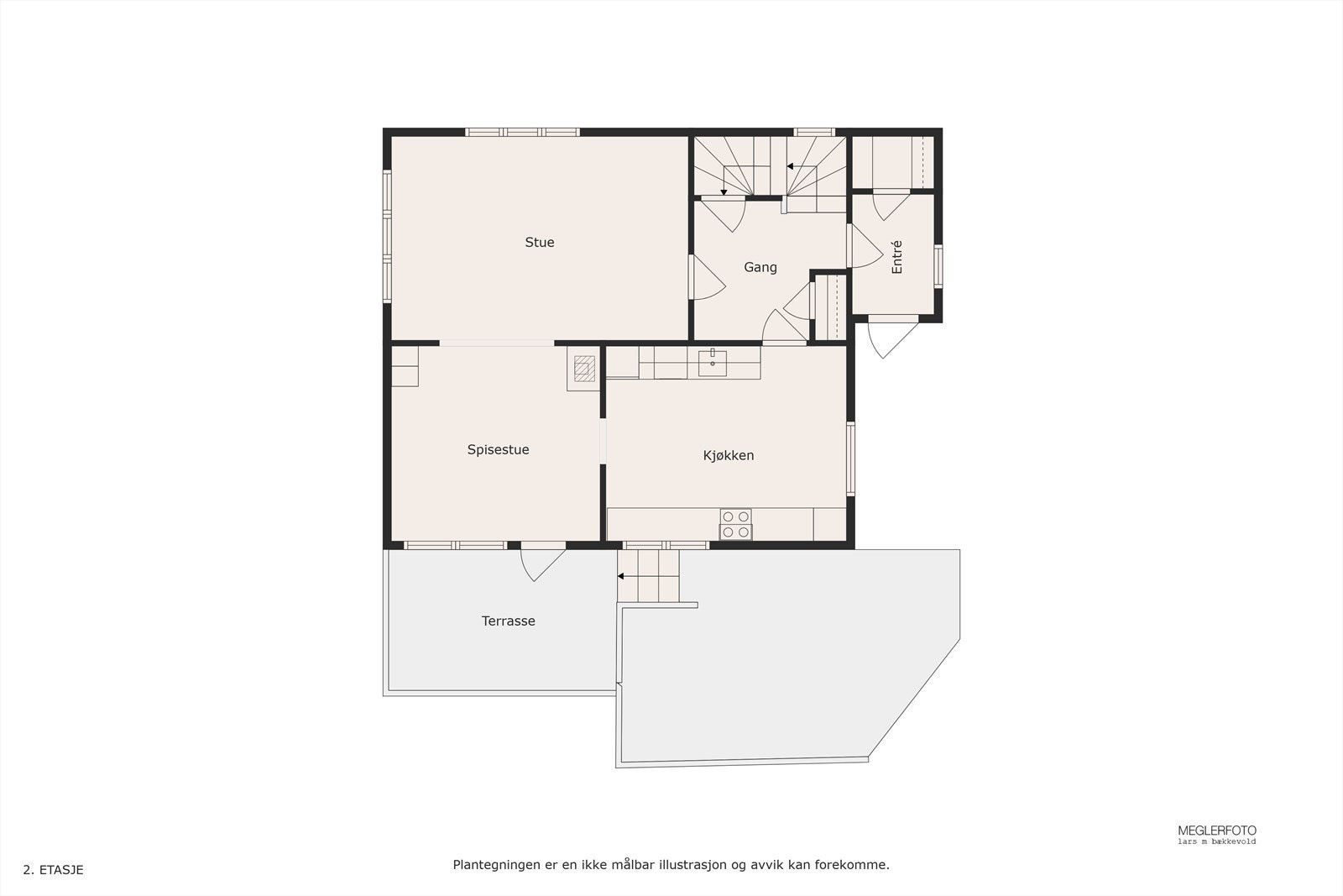 Planskisse 1. etasje. Galleribilde