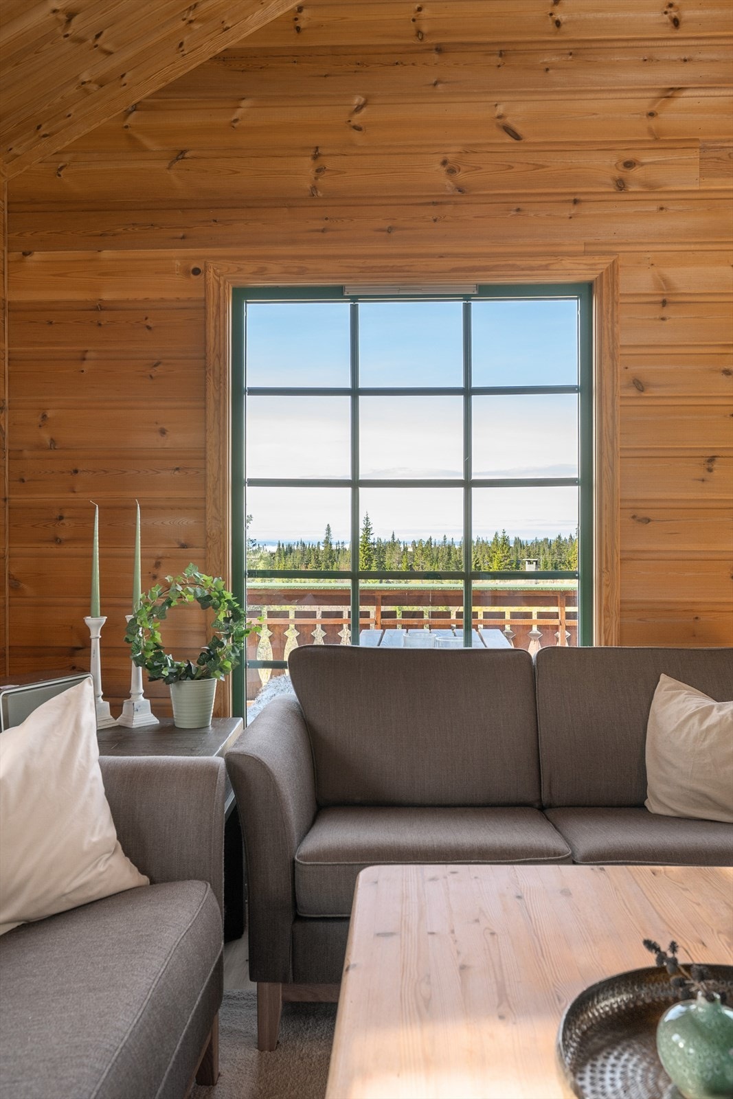 Utsikten kan nytes også innenfra. Galleribilde