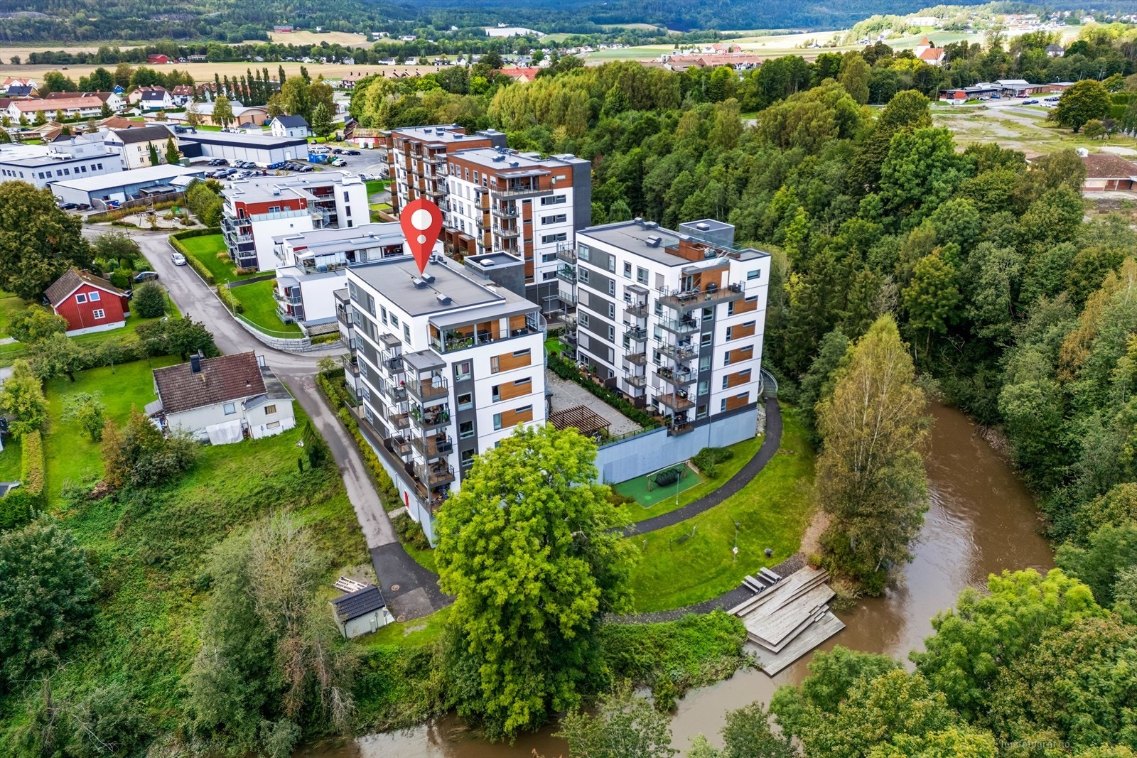 Leiligheten ligger i 1.etasje. Galleribilde