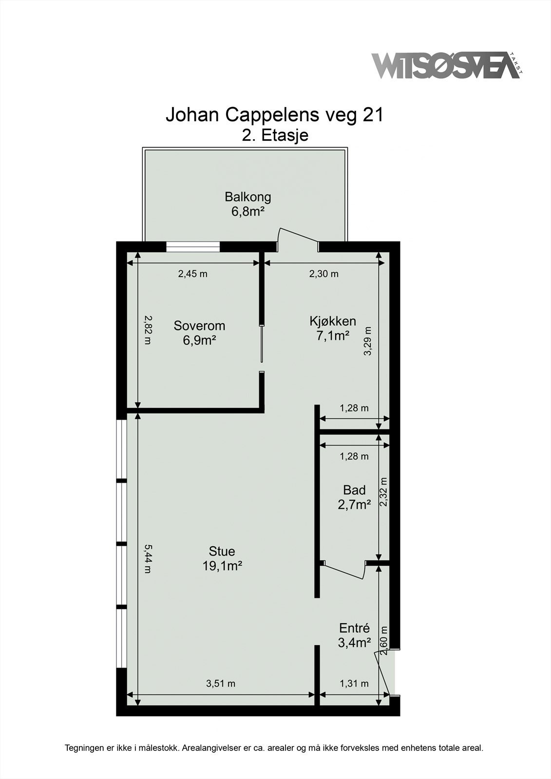 Planskisse 2.etasje Galleribilde