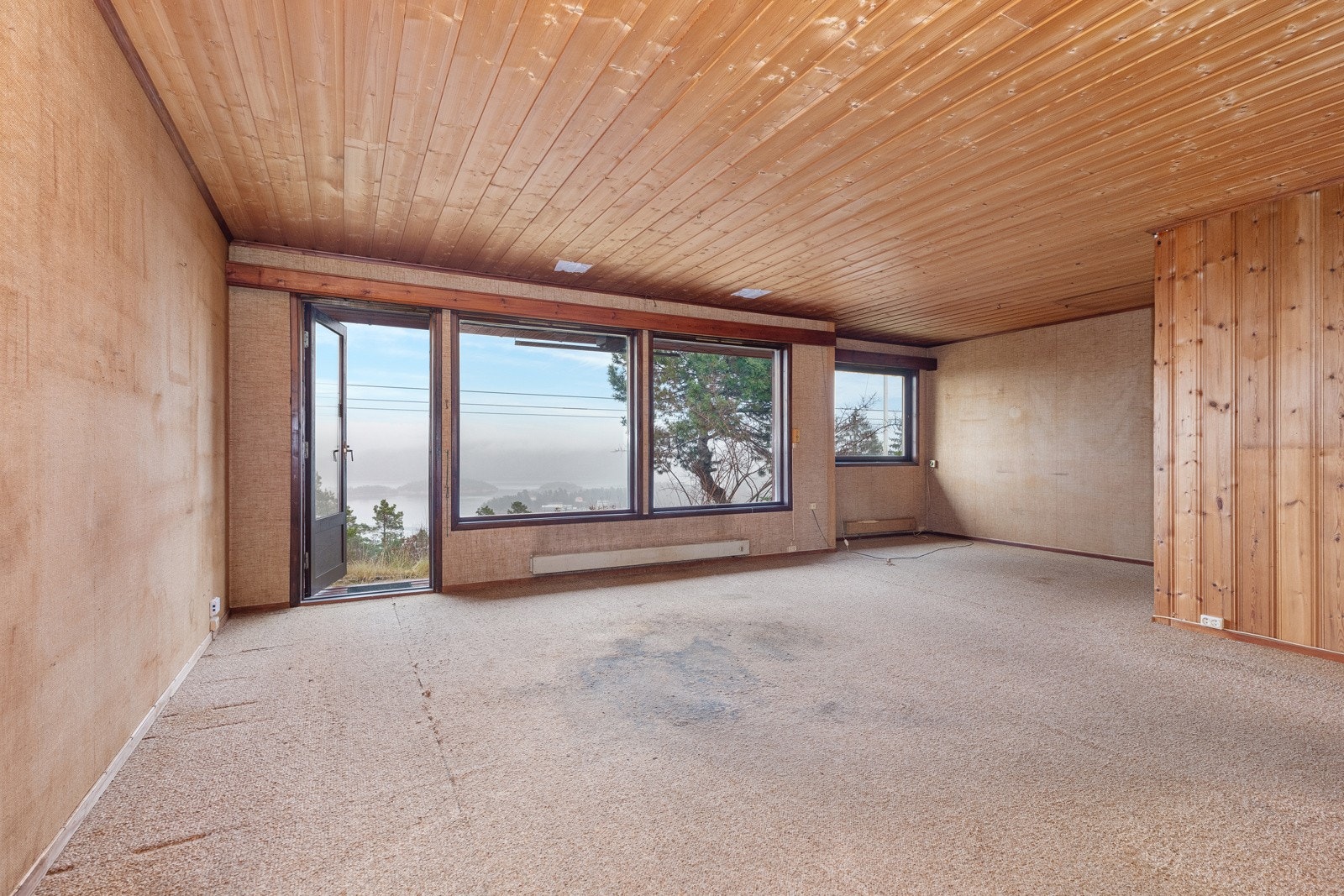 Den innerste delen til høyre er tegnet inn som soverom på opprinnelige byggetegninger Galleribilde