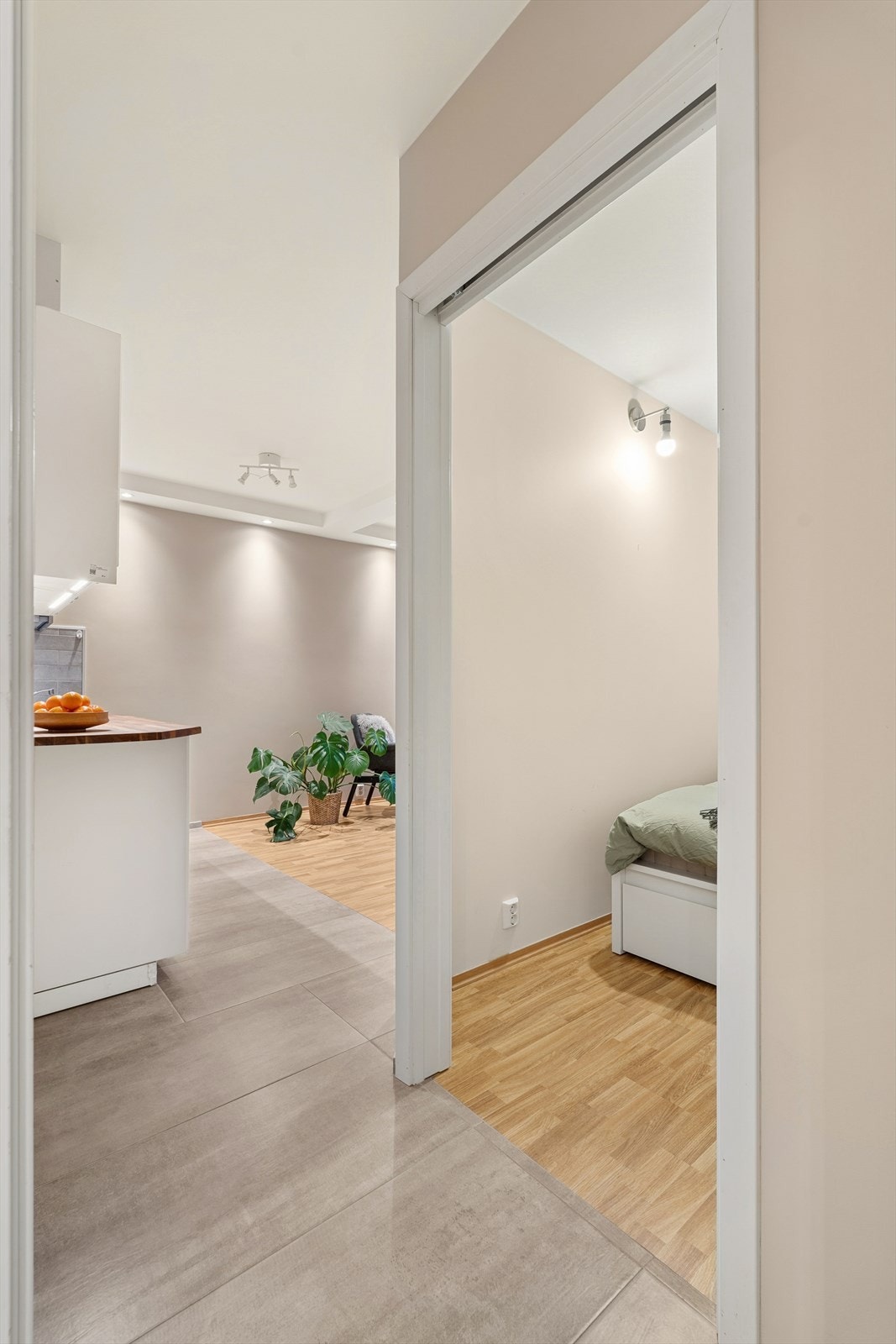 Skyvedør inn til soverommet Galleribilde