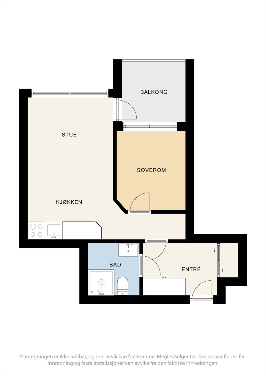 Plantegning Galleribilde