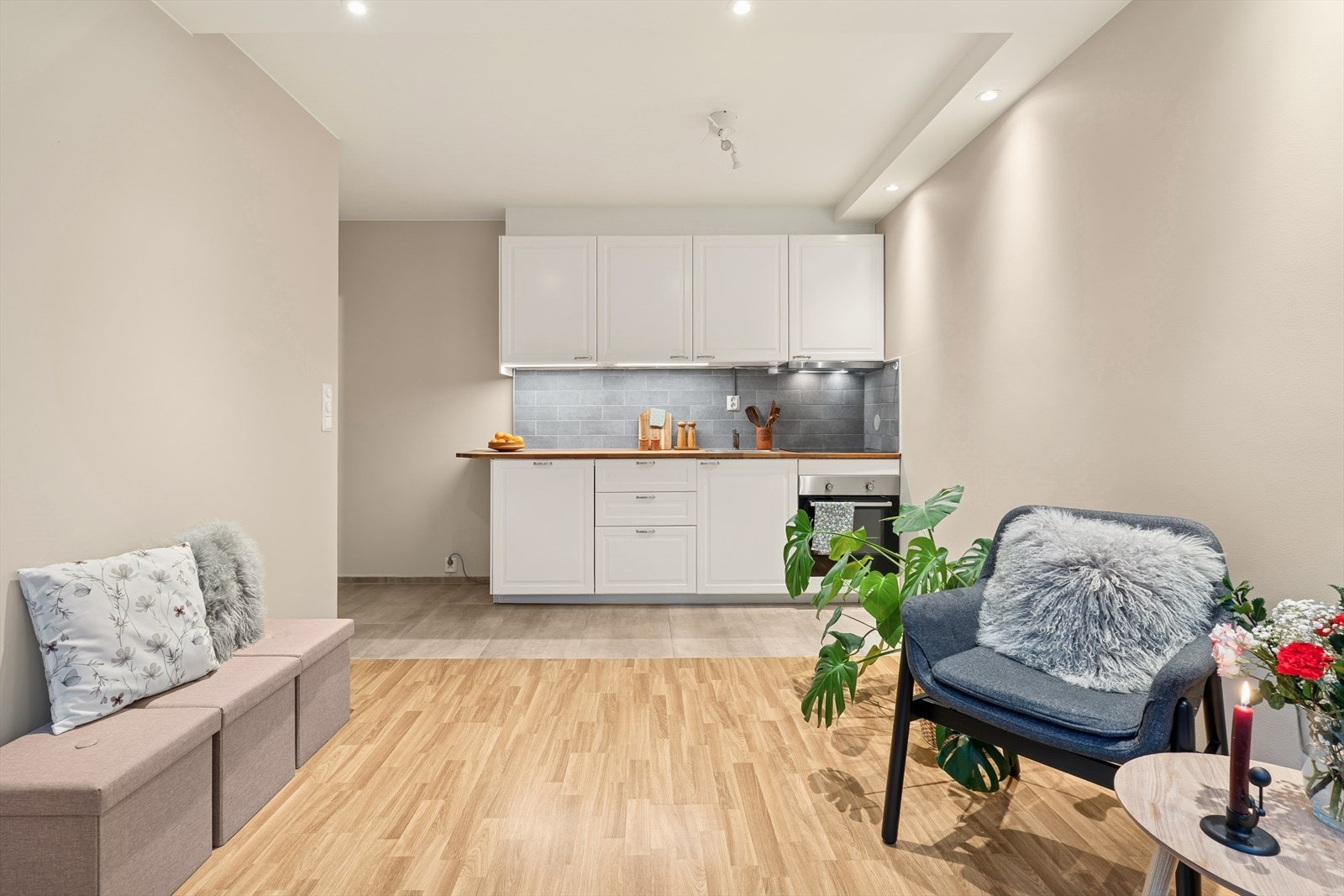 Åpen stue/kjøkken løsning Galleribilde