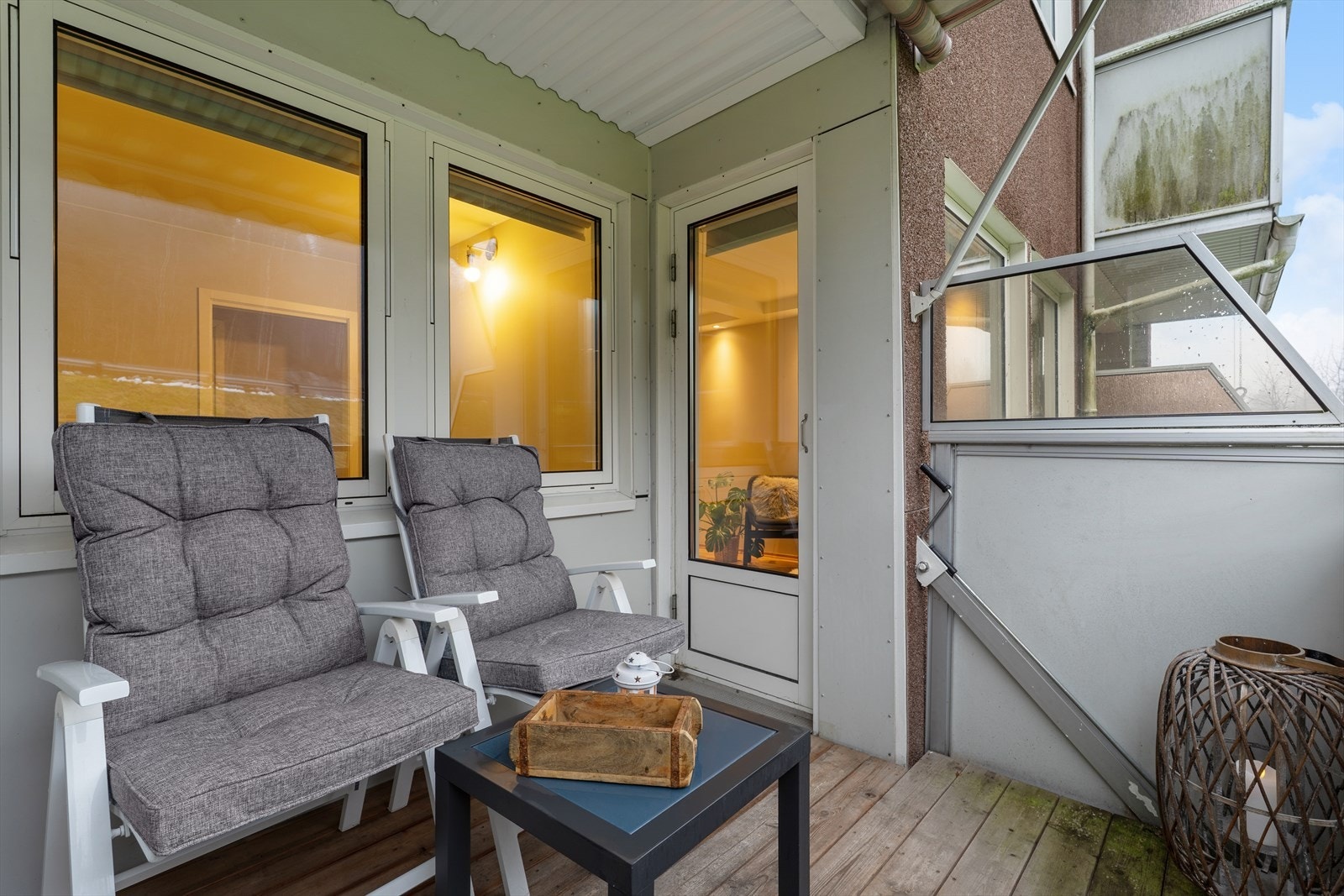 Balkongen er på hele 5 m² Galleribilde