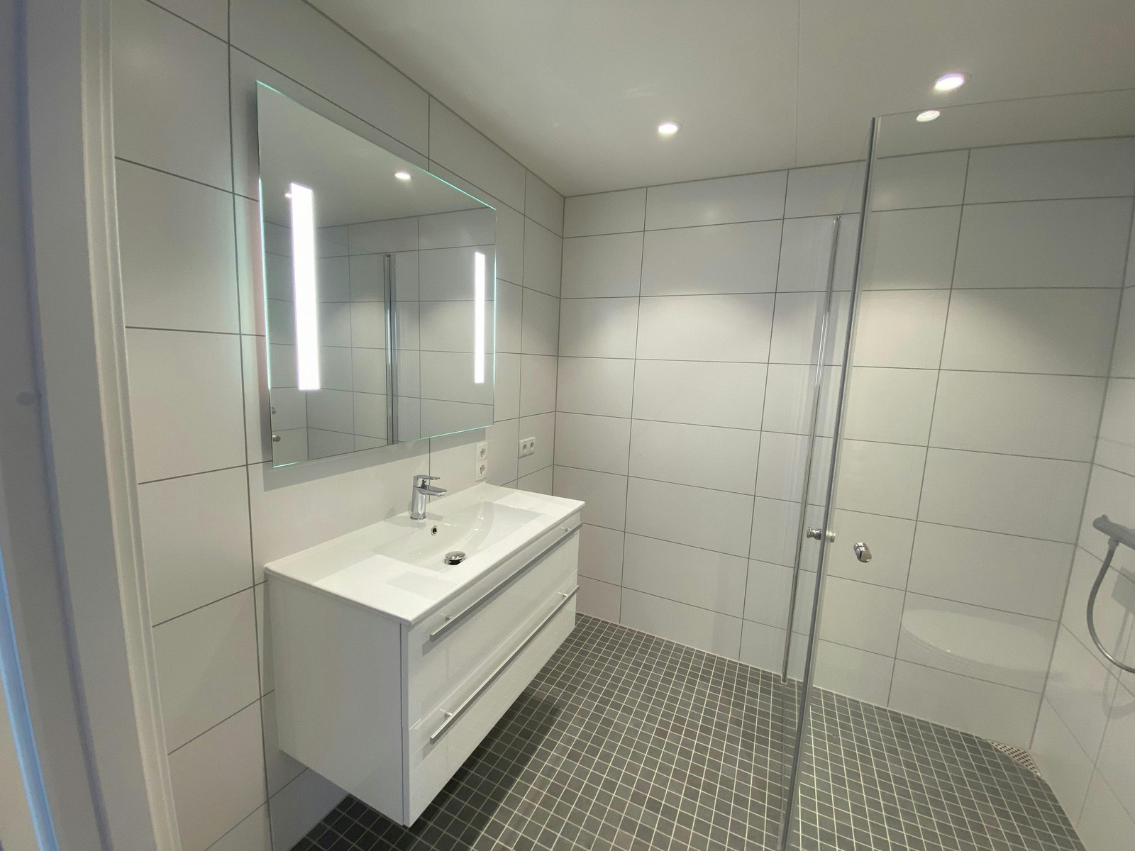 Det blir satt inn vaskemaskin og tørketrommel før innflytting Galleribilde