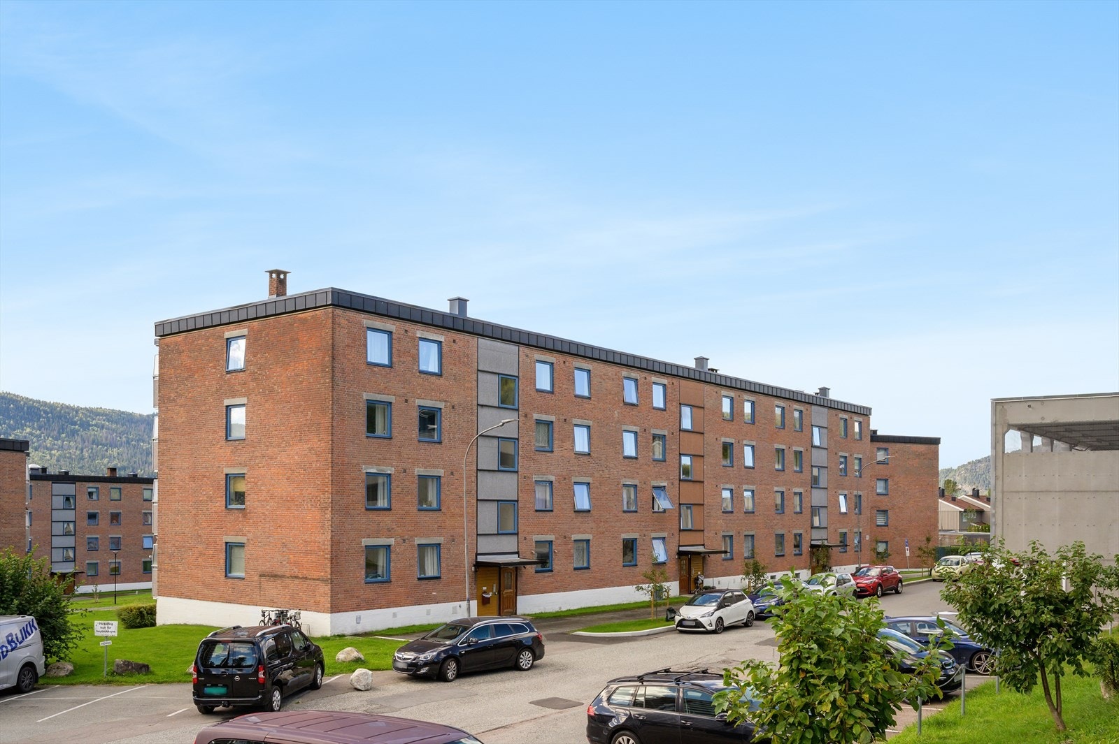 Fasadebilde av blokken. Galleribilde