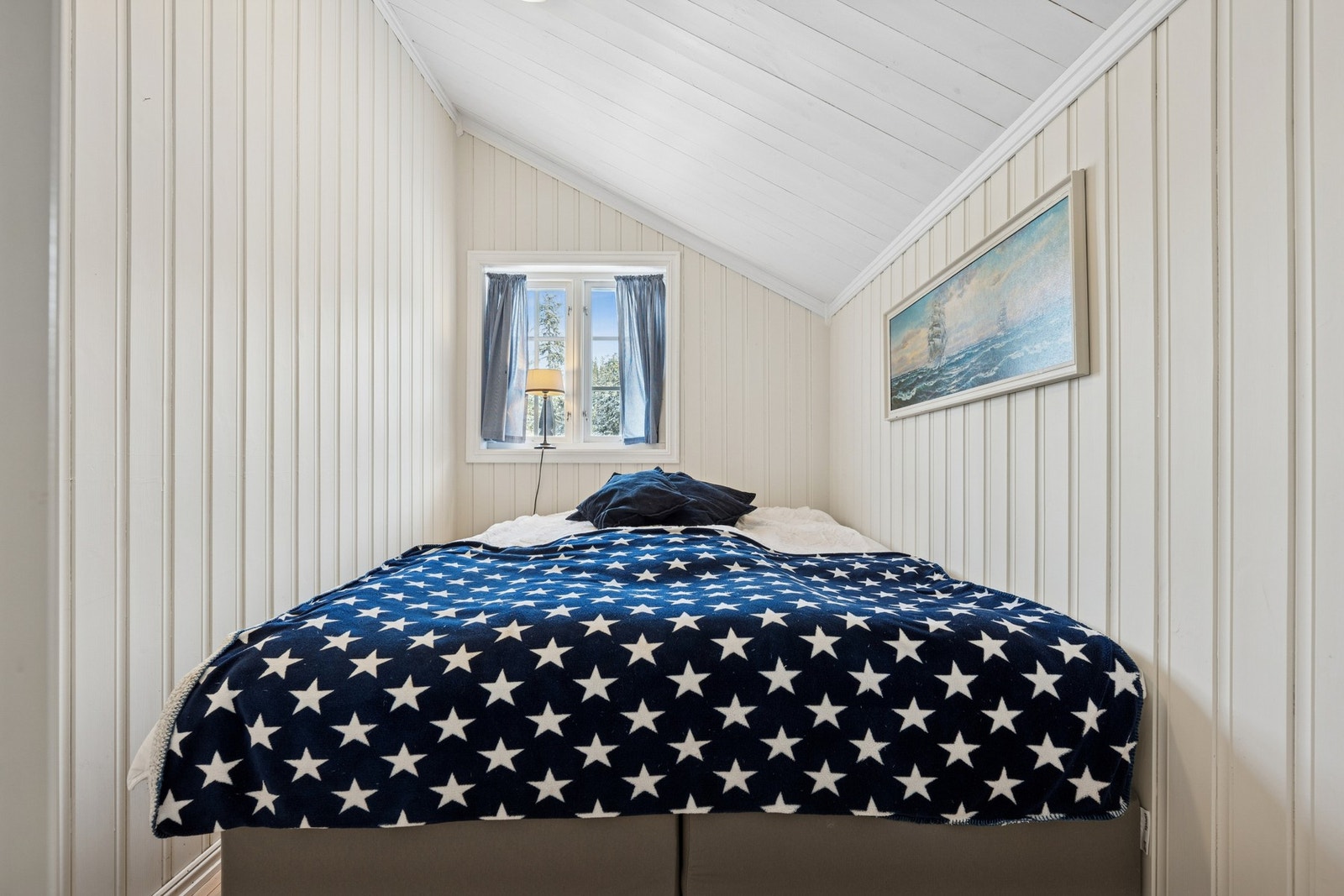 Soverom 4 - også innredet med dobbeltseng. Galleribilde