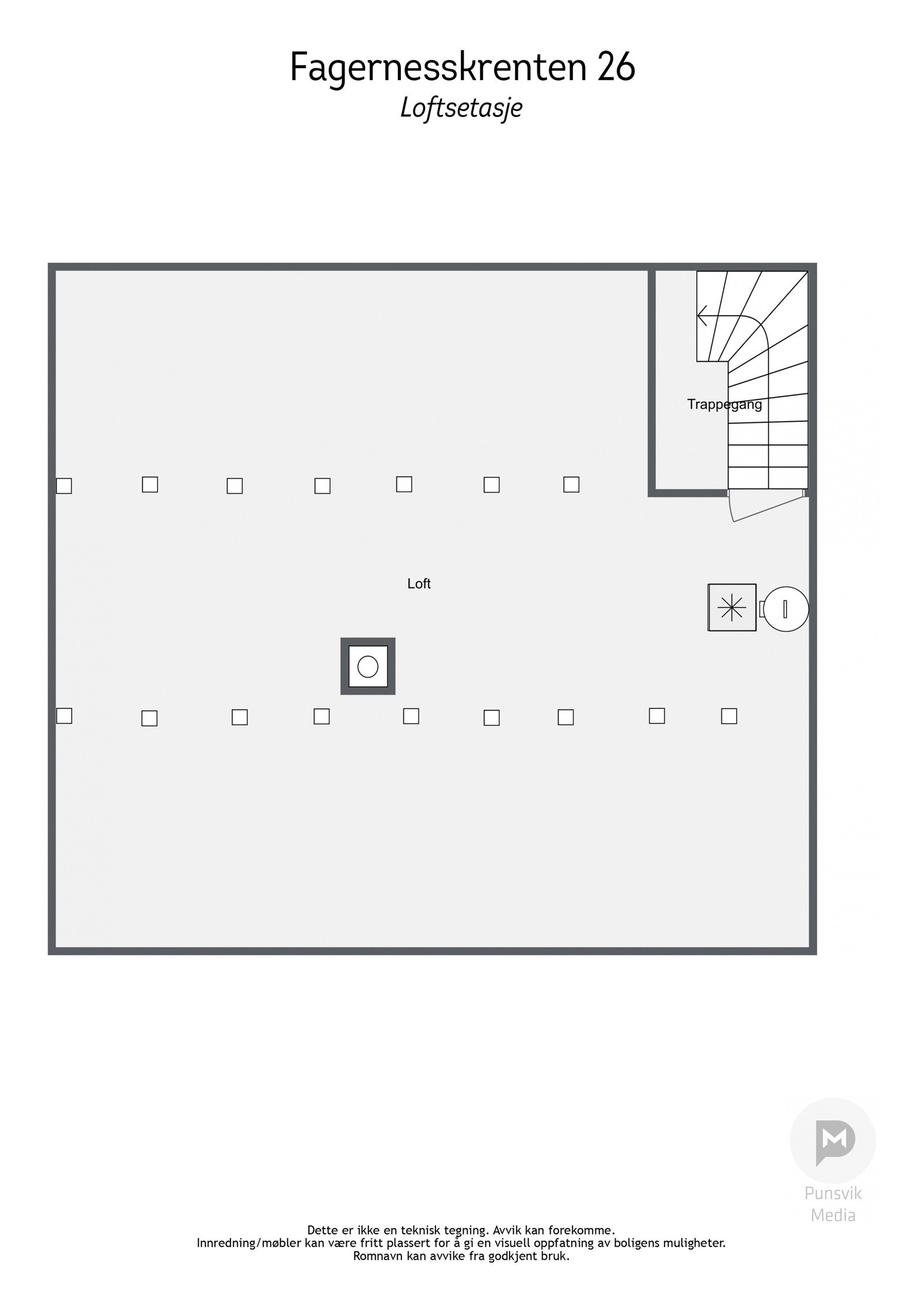 Planskisse loftsetasje.