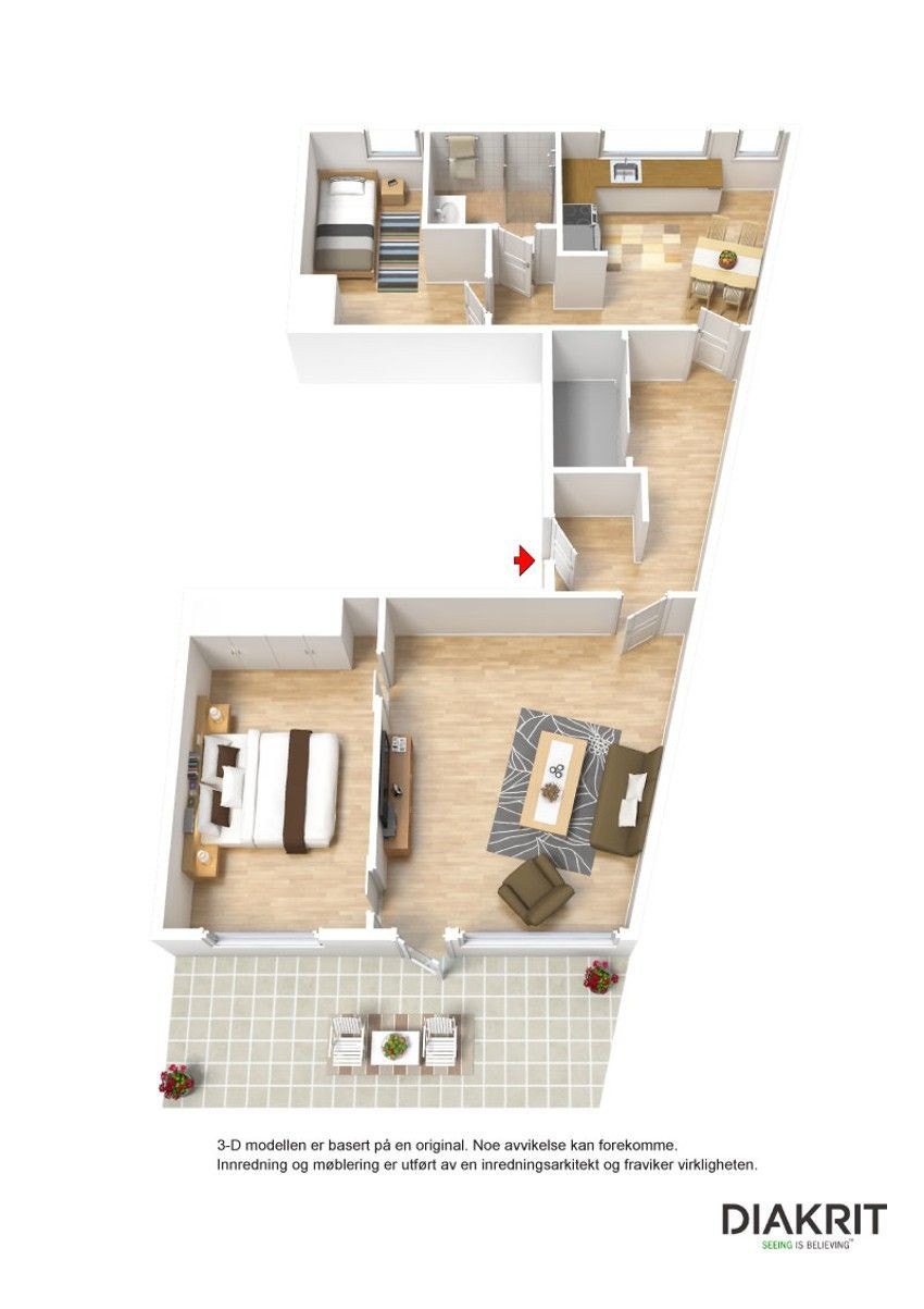 Plantegning Galleribilde