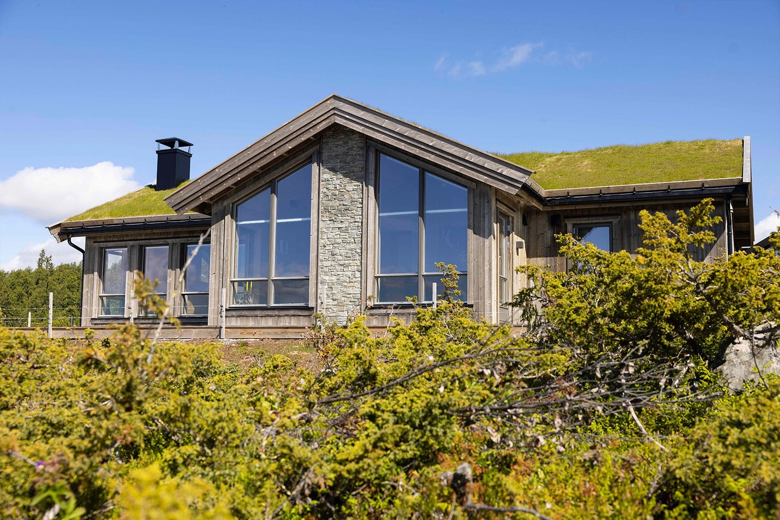 Bilde fra en eksisterende Tinde hytte på feltet Galleribilde